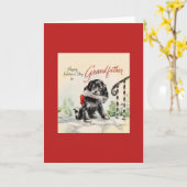 ヴィンテージ祖父の父の日札 カード (黄色い花)