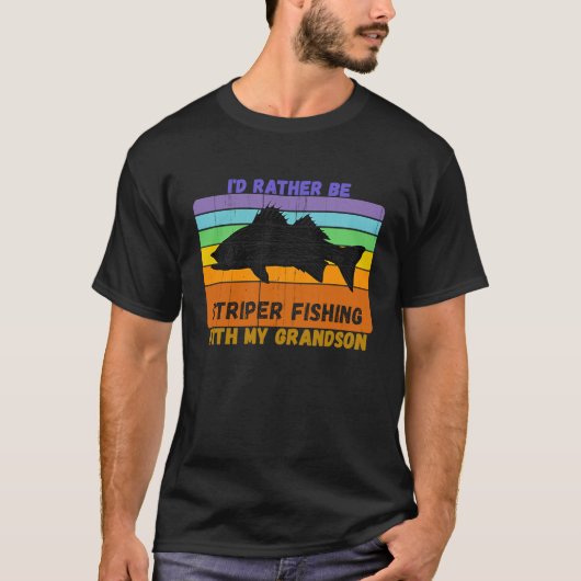 ヴィンテージ祖父母が孫のストリッパーを見る Tシャツ (正面)
