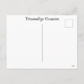 ヴィンテージ祝の友情が今シーズンかわいい シーズンポストカード (裏面)