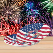ヴィンテージ祝アメリカ国旗の紙プレート ペーパープレート
