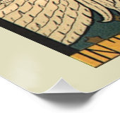 ヴィンテージ神祈天使と金ゴールド ポスター (コーナー)