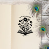 ヴィンテージ神秘的カスタムな本の元司書スタンプドッグ セルフインキングスタンプ