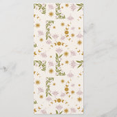 ヴィンテージ神秘結婚植物学 メニュー (裏面)