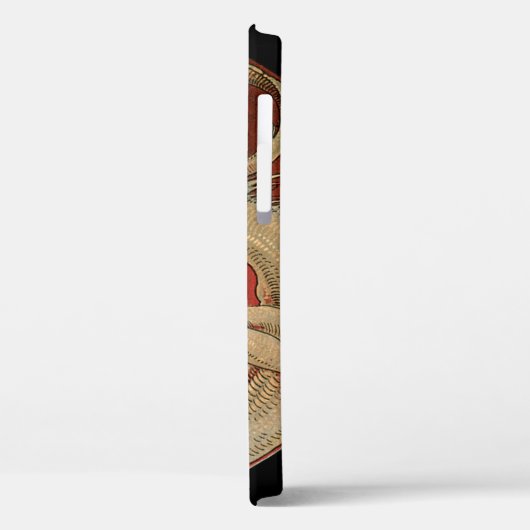 ヴィンテージ神話、アンティークゴールデンアジアドラゴン Case-Mate iPhoneケース (裏面 / 左)