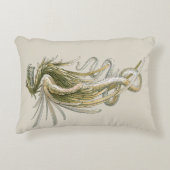 ヴィンテージ神話、翼のある竜の尾 アクセントクッション (正面)