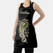 ヴィンテージ神話、翼のある竜の尾 エプロン (インサイチュ)