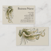 ヴィンテージ神話、翼のある竜の尾 名刺 (正面/裏面)