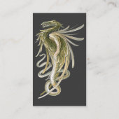 ヴィンテージ神話、翼のある竜の尾 名刺 (裏面)