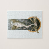 ヴィンテージ神話、翼のある竜の海 ジグソーパズル (横)