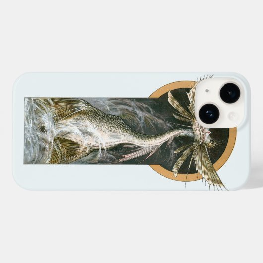 ヴィンテージ神話、翼のある竜の海 Case-Mate iPhoneケース (裏面 (横))