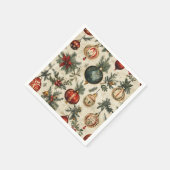 ヴィンテージ祭りボーブルオンパーチメントデコップページ スタンダードカクテルナプキン (角)