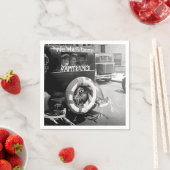 ヴィンテージ禁止ビール、ビールが欲しい スタンダードカクテルナプキン (インサイチュ)