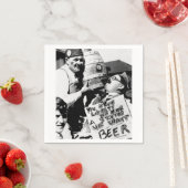 ヴィンテージ禁止ビール、ビール禁止 スタンダードカクテルナプキン (インサイチュ)