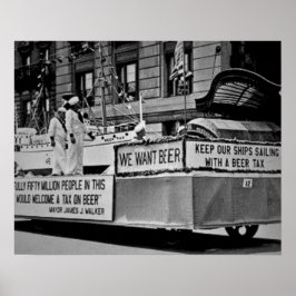 ヴィンテージ禁止ビール、ビール禁止 ポスター