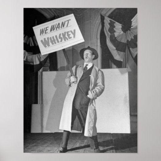 ヴィンテージ禁止ビール、ヴィンテージ1930、バーアート ポスター (正面)