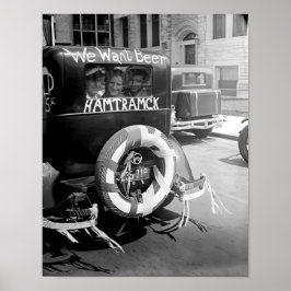 ヴィンテージ禁止ビール、ヴィンテージ1930、バーアート ポスター