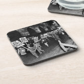 ヴィンテージ禁止ビール、私たちはビールが欲しい、歴史的 コースター (左側)