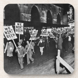 ヴィンテージ禁止ビール、私たちはビールが欲しい、歴史的 コースター