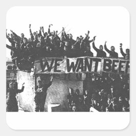 ヴィンテージ禁酒ビール白黒1920 スクエアシール