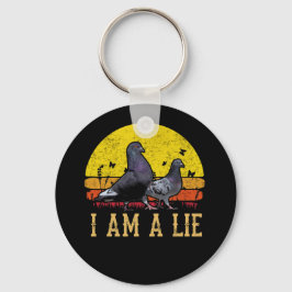ヴィンテージ私は嘘の鳥ではないスパイ実在ギフト キーホルダー