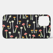ヴィンテージ秋のキノコのパターンデザイン。 Case-Mate iPhoneケース (裏面 (横))