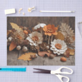 ヴィンテージ秋のフローラ分離 薄葉紙 (クラフト)