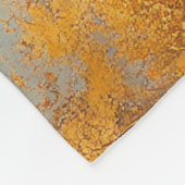 ヴィンテージ秋の牧草地絵を描のケシ フリースブランケット (角)