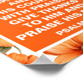 ヴィンテージ秋の花感謝祭ウォールアートプリント ポスター (角)