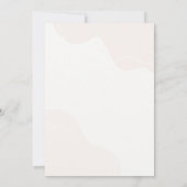 ヴィンテージ秋の花束 ウェディング招待状 招待状 (裏面)