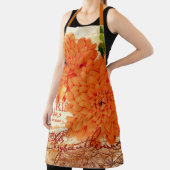 ヴィンテージ秋の菊 エプロン (インサイチュ)