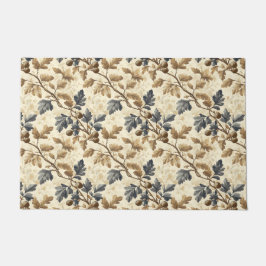 ヴィンテージ秋オークの葉とアコーンパターン | エレガント ドアマット