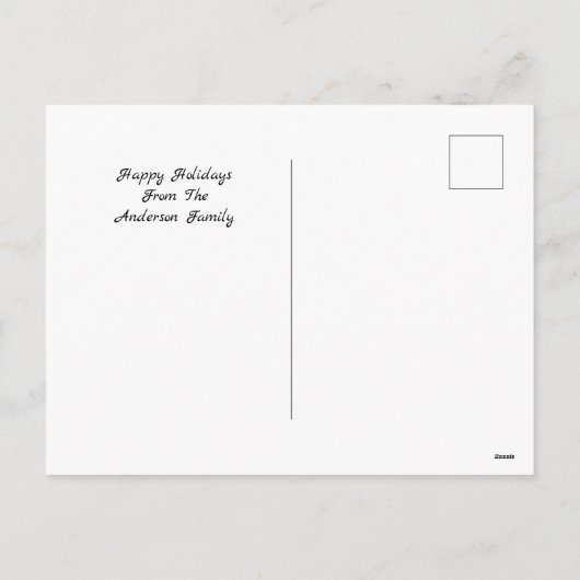 ヴィンテージ秋ハーベストシーブカボンプキンサンクスギビング シーズンポストカード (裏面)