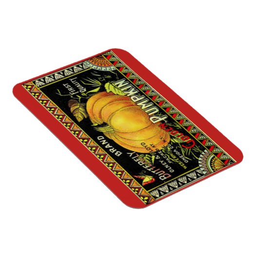 ヴィンテージ秋パンプキンマグネット マグネット (右側)