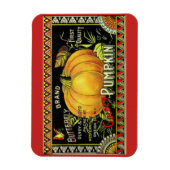 ヴィンテージ秋パンプキンマグネット マグネット (縦)