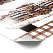 ヴィンテージ秋ファームハウストラックフォトプリント フォトプリント            (角)