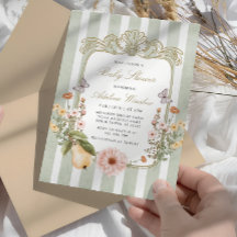 ヴィンテージ秋フローラベビーシャワー