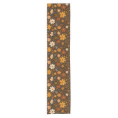 ヴィンテージ秋フローラルパターン – 秋の花 ショートテーブルランナー (正面)