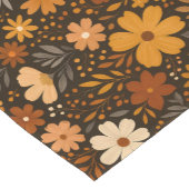 ヴィンテージ秋フローラルパターン – 秋の花 ショートテーブルランナー (コーナー)