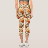 ヴィンテージ秋フローラ カプリレギンス (裏面)