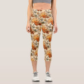 ヴィンテージ秋フローラ カプリレギンス (正面)