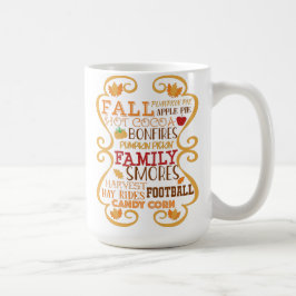 ヴィンテージ秋ヘイライドデイ コーヒーマグカップ