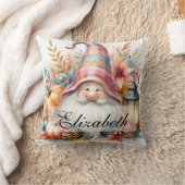 ヴィンテージ秋格言と紅葉 クッション (ブランケット)