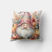 ヴィンテージ秋格言と紅葉 クッション (裏面)