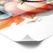 ヴィンテージ秋格言と紅葉 ポスター (コーナー)