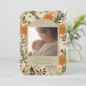 ヴィンテージ秋植物学2写真生誕発表 招待状 (スタンド正面)