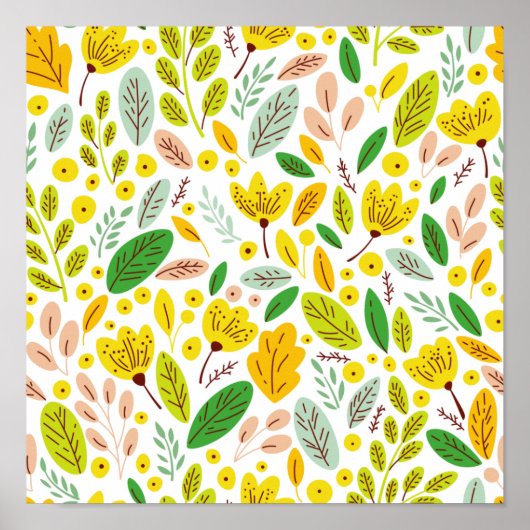 ヴィンテージ秋植物林 ポスター (正面)