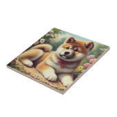 ヴィンテージ秋田油彩画 タイル (側面)