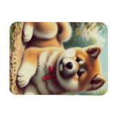 ヴィンテージ秋田油彩画 マグネット (横)