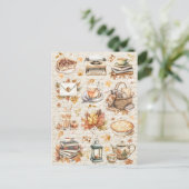 ヴィンテージ秋秋お気に入りのアンティーク美学 ポストカード (スタンド正面)