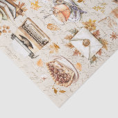 ヴィンテージ秋秋のアンティーク審美的デクページ 薄葉紙 (詳細)